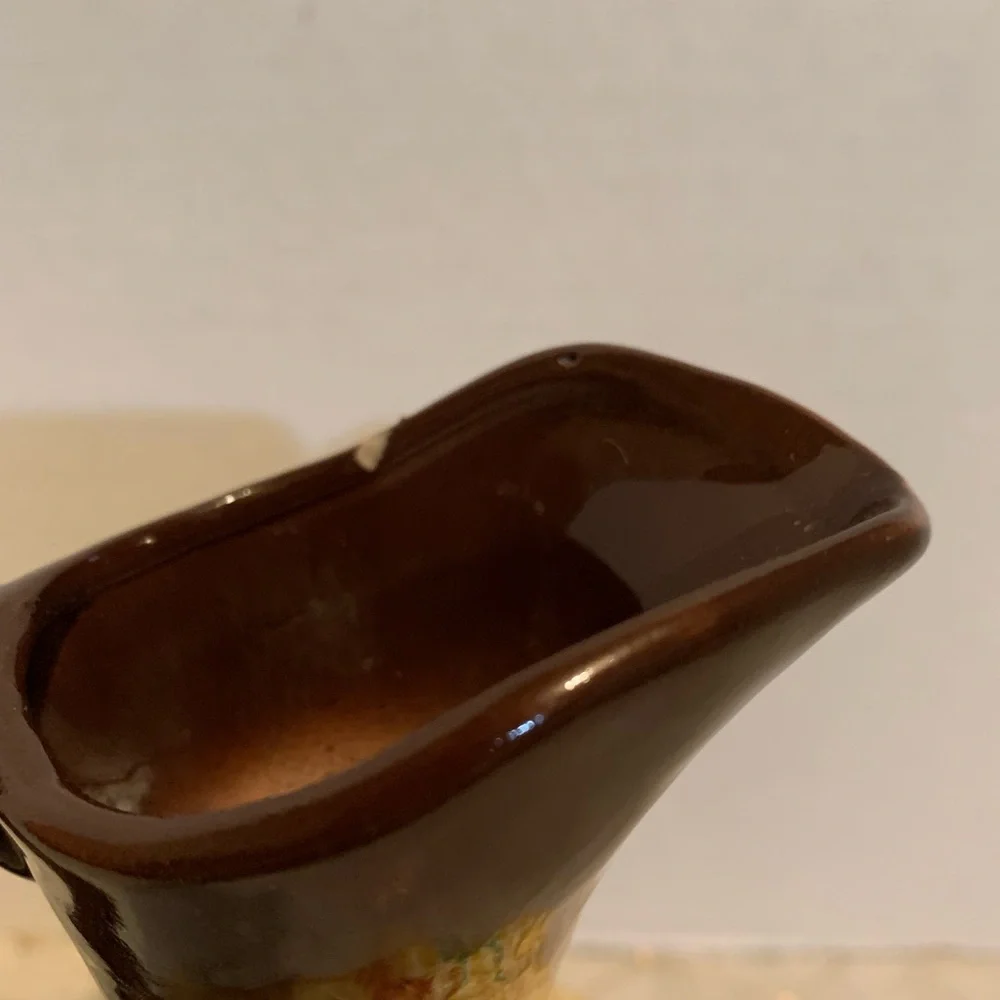 Multicolored splattered Pitcher Vase
